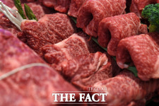 [TF포토] 신세계백화점, 환경의 날 맞아 지리산 방목 한우 할인 판매
