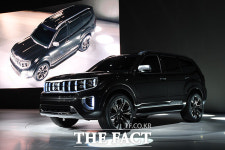 [TF포토] 모하비 마스터피스와 SP시그니처 공개한 기아자동차