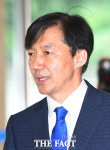 [TF포토] 사법부 개혁 의지 밝힌 조국, 의연한 눈빛
