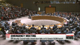 UN Security Council holds emergency meeting on N. Koreas SLBM launch