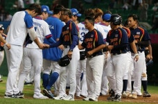 <인천AG> 야구, 한국 태국에 5회 15-0 '콜드게임승'
