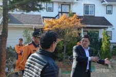 한상대 충남소방본부장, 태안 방문… 민박·펜션 현장 점검