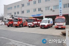익산 소방출동로=생명로 카 퍼레이드
