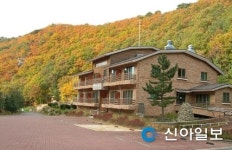 신불산휴양림 상단 걸어가는 자연휴양림 재개장