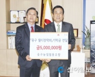 중구농업협동조합, 월디장학금 기탁