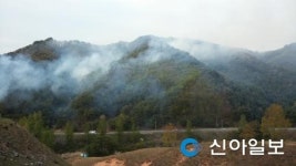강원 홍천 장평리 산불 6시간 만에 진화