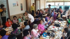 진안 한우 전문식당 우래한우 독거어르신 점심식사 대접