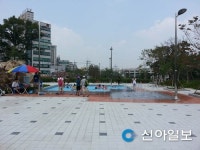 시흥, 시청사 야외휴게공간 물놀이시설 개장
