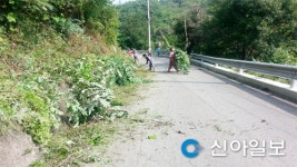 합천 가회면 등곡마을 추석맞이 대청소 실시