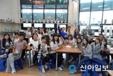 한국국제대 유학생, 진주유등축제장 미리 다녀와