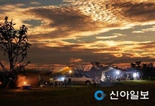 밀양 오토캠핑장, 추위에도 식지 않는 인기
