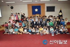 우이초 학생들 강북구의회 방문