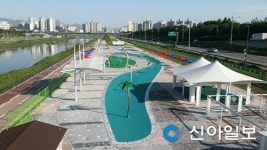 중랑구, 중랑천 둔치 물놀이시설 내달 개장