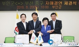 부안,  부산 중구와 자매결연 협약 체결