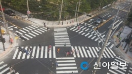안산상록서, 대각선 횡단보도로 교통사고 감소 기대