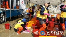 남원 가온누리적십자봉사회, 봄맞이 이동세탁 봉사 펼쳐
