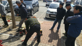 문경시 나실마을, 농기계 무상수리 봉사활동