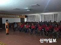 [포토] 이기중 홍천소방서장, 서면의용소방대 특별강연