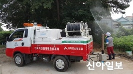 강화군산림조합, 미국선녀벌레 긴급 방제작업 실시