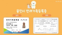 반려동물도 가족… 용인 반려가족등록증 발급