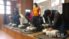 양천소방서, 갈산초교 교직원 대상 심폐소생술 교육