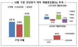 10월 실적, 편의점 ‘날고’ 백화점은 ‘추락’