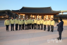 구미시의회, 신라불교초전지 현장 방문