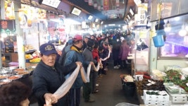 수원 못골종합시장, ‘제7회 가래떡 나눔 행사’