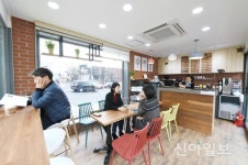 중랑구, 실버카페 2호점 나무그늘아래 오픈