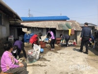 진도군 고군면, 소외 이웃 주거환경 정비 봉사