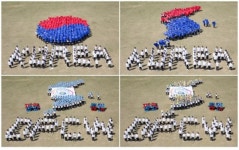 HWPL 인천지부, 평화통일 염원 담은 퍼포먼스 연출