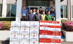 상주꿀배, 어버이날 맞아 경로당에 ‘효 선물’