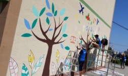 KAI 나눔봉사단, 대성초등학교 벽화그리기 등 봉사활동