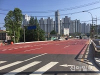 용인, 등기소앞~선봉사간 도로 확장 준공