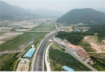 부산국토청 국도31호선 홍해-기계구간 8.6km 개통