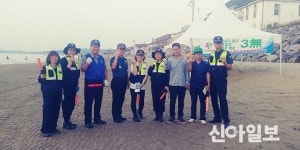 태안 원북파출소, 민·경 합동순찰 해수욕장 안심치안 확보