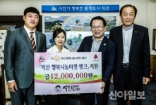 역전FnC, 익산 행복나눔마켓‧뱅크에 후원금 기탁