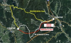 부산국토청 경북경주~감포 우회도로 노선변경 운영