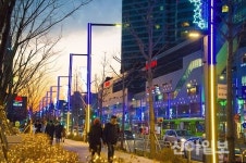 중랑구, 망우로 야간 경관조명사업 ‘마무리’