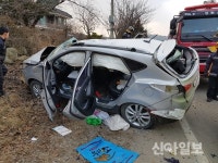 강원도 홍천 44번국도에서 차량 전복…1명 사망