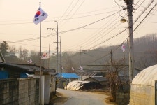 여주시 천서2리 태극기 휘날리는 무궁화 마을 나라사랑 앞장