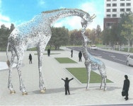 LH, 화성동탄2 A-84블록 조형물 김도훈 Giraffe 선정