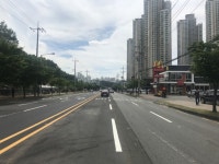 포항시, 장성동 포항농협 앞 도로 차선 재정비 교통흐름 개선