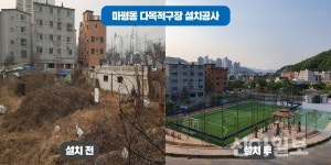 용인, 방치 마평동 하천부지에 생활체육시설 조성