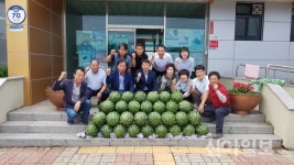 청도 풍각면 새마을3단체, 경로당에 수박 전달