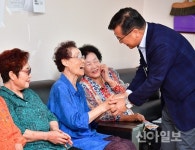 류경기 중랑구청장, 경로당 찾아 어르신과 소통