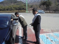 치악휴게소, 겨울철 안전운전 예방캠페인 진행