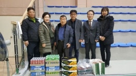 태백, 세연중학교 핸드볼 선수단 격려