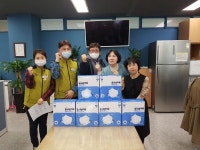 신천연합병원 노조, 취약계층에 ‘사랑의 마스크’ 전달