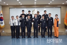 홍천소방서, 새내기 소방공무원 신고식